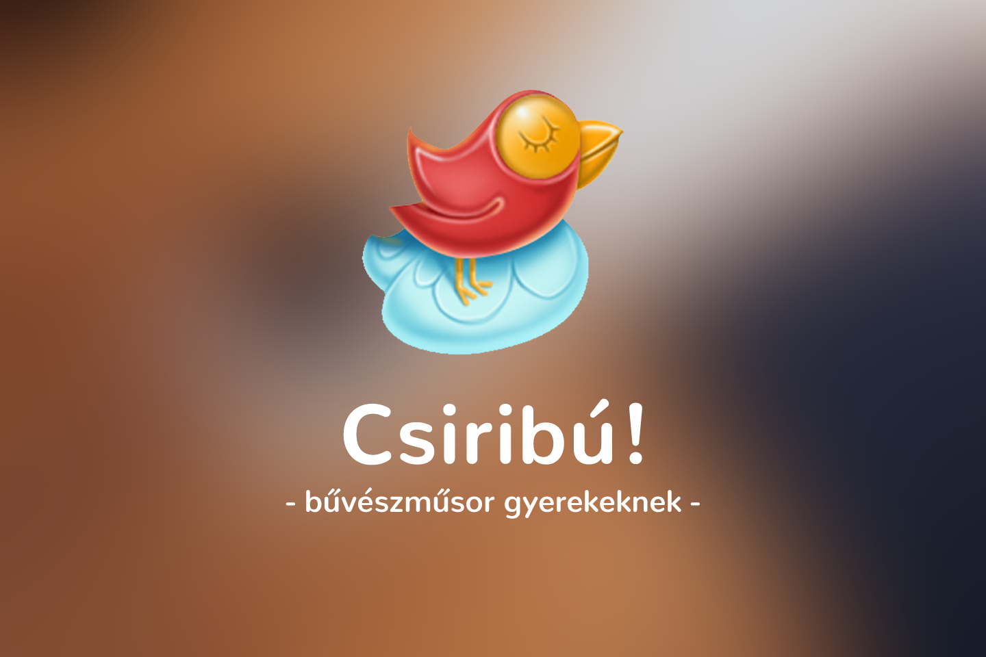 Csiribú! bűvészműsor gyerekeknek logó