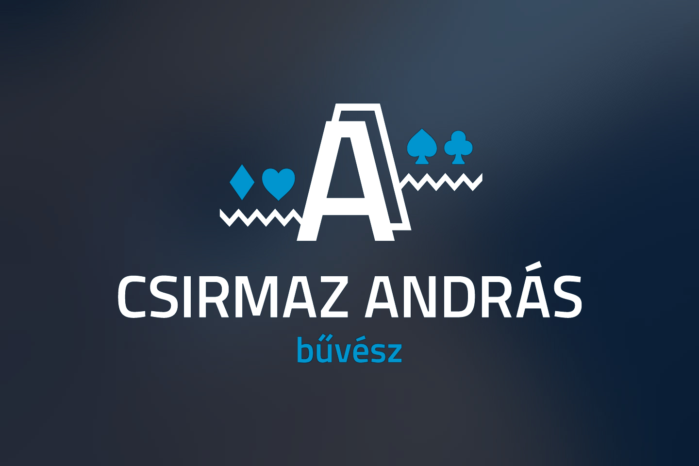 Csirmaz András bűvész logó